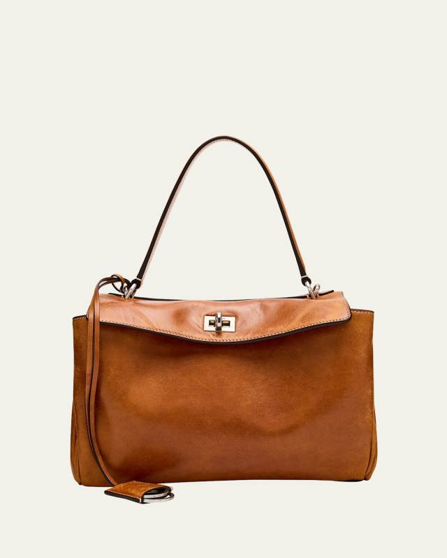 Rodeo Small Leather Top-Handle Bag